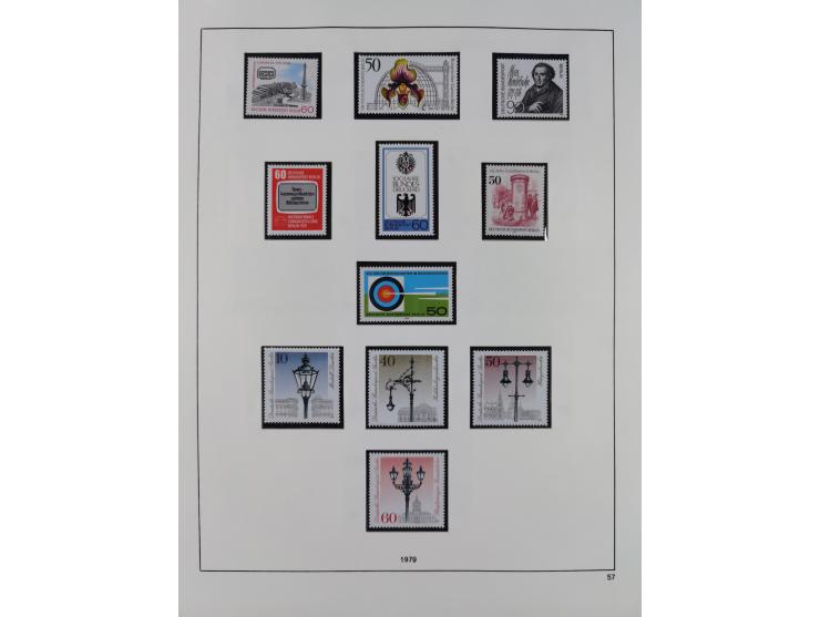 1948/2001, vorwiegend postfrische Sammlung, dabei Bund, Berlin und DDR in den Hauptnummern augenscheinlich komplett, außerdem