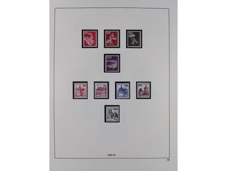 1948/2001, vorwiegend postfrische Sammlung, dabei Bund, Berlin und DDR in den Hauptnummern augenscheinlich komplett, außerdem