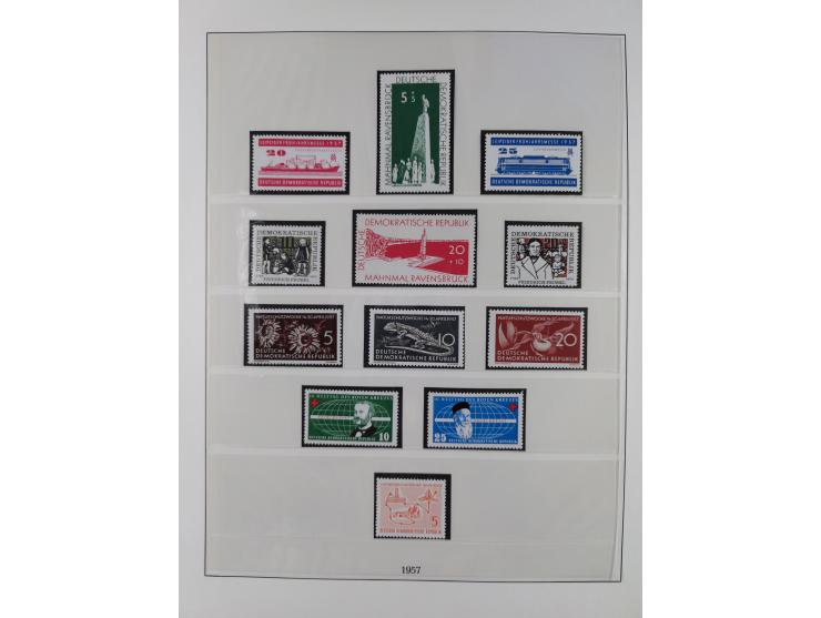 1948/2001, vorwiegend postfrische Sammlung, dabei Bund, Berlin und DDR in den Hauptnummern augenscheinlich komplett, außerdem