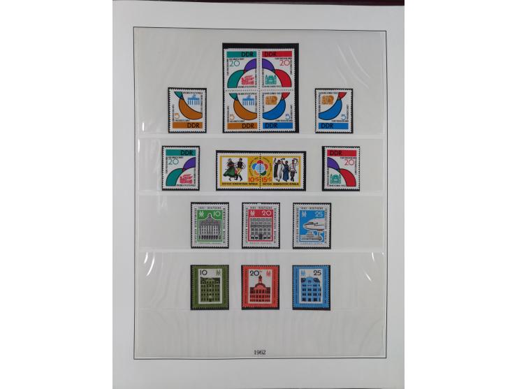 1948/2001, vorwiegend postfrische Sammlung, dabei Bund, Berlin und DDR in den Hauptnummern augenscheinlich komplett, außerdem