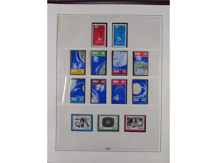 1948/2001, vorwiegend postfrische Sammlung, dabei Bund, Berlin und DDR in den Hauptnummern augenscheinlich komplett, außerdem