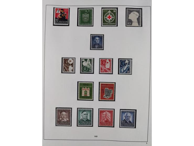 1948/2001, vorwiegend postfrische Sammlung, dabei Bund, Berlin und DDR in den Hauptnummern augenscheinlich komplett, außerdem