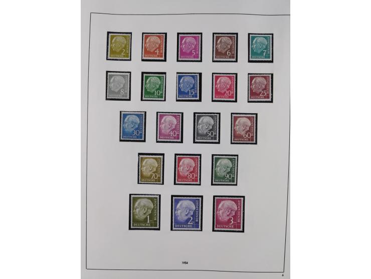 1948/2001, vorwiegend postfrische Sammlung, dabei Bund, Berlin und DDR in den Hauptnummern augenscheinlich komplett, außerdem