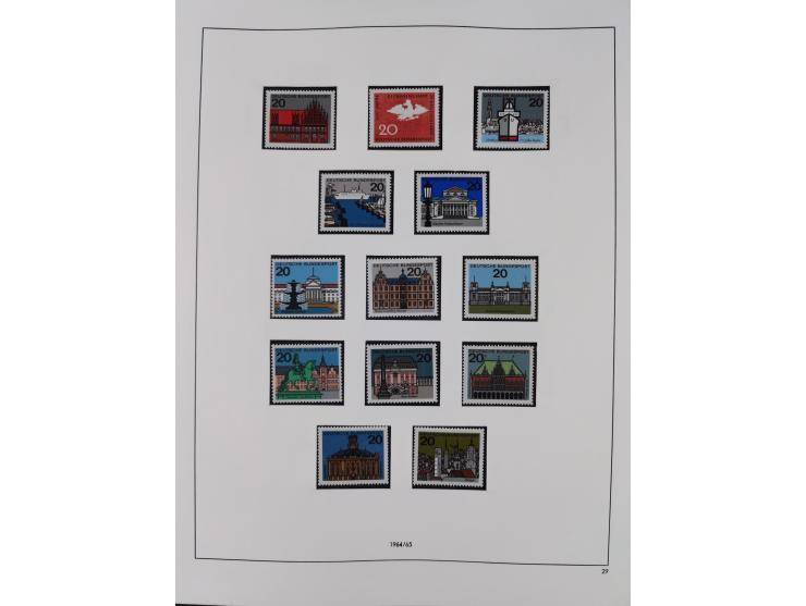 1948/2001, vorwiegend postfrische Sammlung, dabei Bund, Berlin und DDR in den Hauptnummern augenscheinlich komplett, außerdem