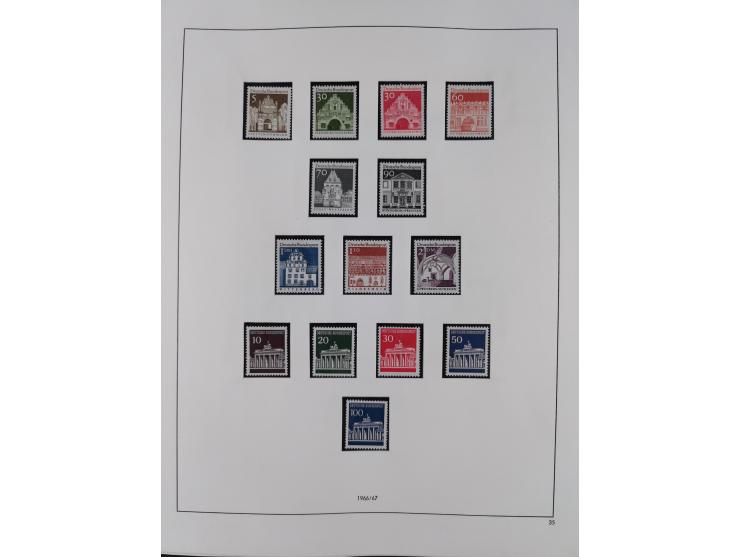 1948/2001, vorwiegend postfrische Sammlung, dabei Bund, Berlin und DDR in den Hauptnummern augenscheinlich komplett, außerdem