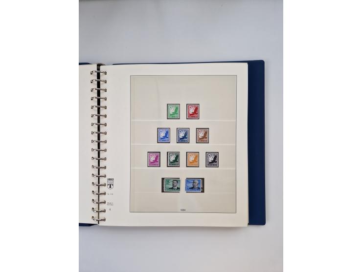 1933/45, meist postfrische, in den Hauptnummern augenscheinlich komplette, Sammlung, des Weiteren etwas Bes. WK. II inkl. Eis