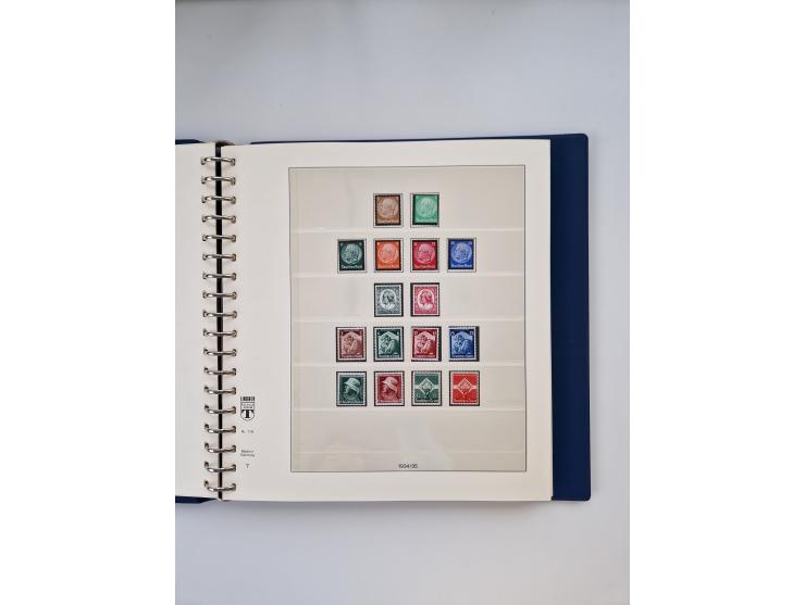 1933/45, meist postfrische, in den Hauptnummern augenscheinlich komplette, Sammlung, des Weiteren etwas Bes. WK. II inkl. Eis