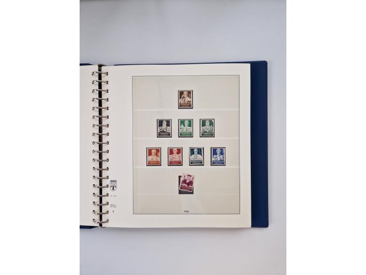 1933/45, meist postfrische, in den Hauptnummern augenscheinlich komplette, Sammlung, des Weiteren etwas Bes. WK. II inkl. Eis