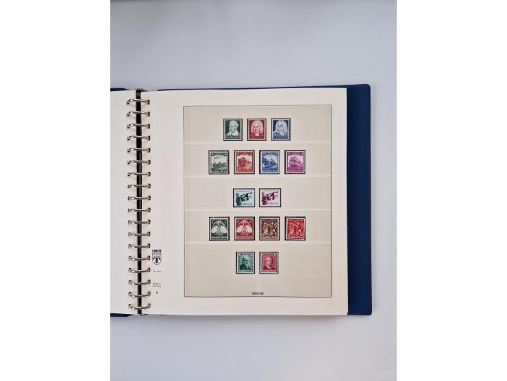 1933/45, meist postfrische, in den Hauptnummern augenscheinlich komplette, Sammlung, des Weiteren etwas Bes. WK. II inkl. Eis