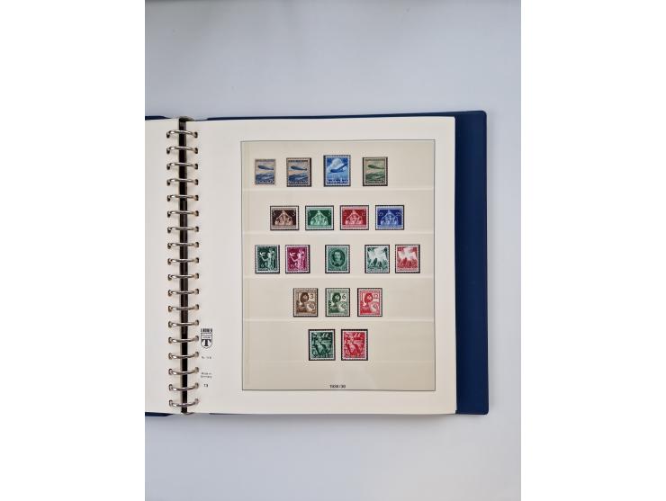 1933/45, meist postfrische, in den Hauptnummern augenscheinlich komplette, Sammlung, des Weiteren etwas Bes. WK. II inkl. Eis