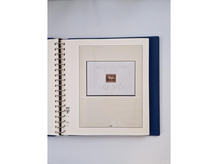 1933/45, meist postfrische, in den Hauptnummern augenscheinlich komplette, Sammlung, des Weiteren etwas Bes. WK. II inkl. Eis