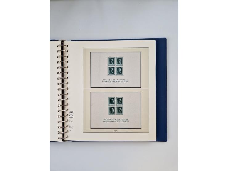 1933/45, meist postfrische, in den Hauptnummern augenscheinlich komplette, Sammlung, des Weiteren etwas Bes. WK. II inkl. Eis