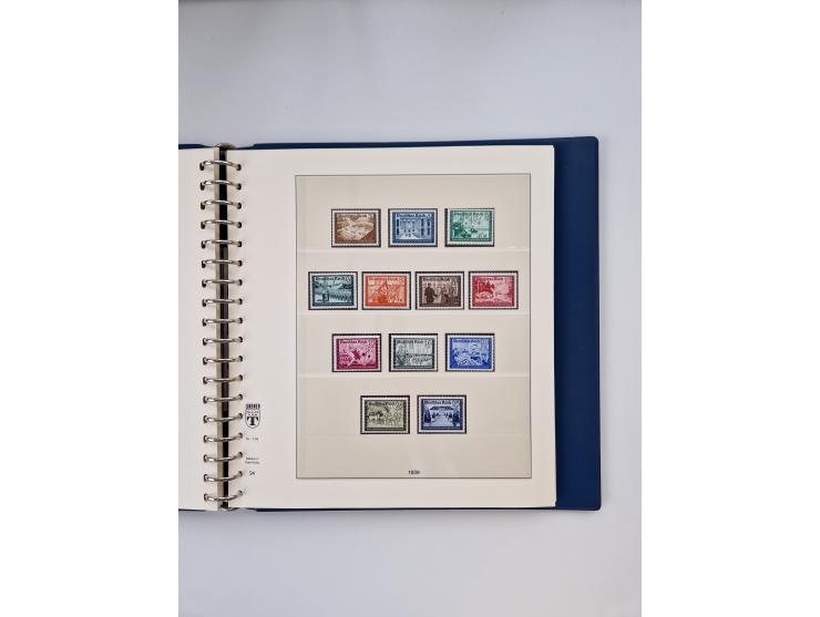 1933/45, meist postfrische, in den Hauptnummern augenscheinlich komplette, Sammlung, des Weiteren etwas Bes. WK. II inkl. Eis