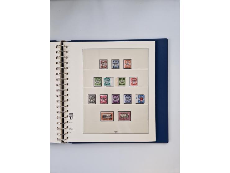 1933/45, meist postfrische, in den Hauptnummern augenscheinlich komplette, Sammlung, des Weiteren etwas Bes. WK. II inkl. Eis