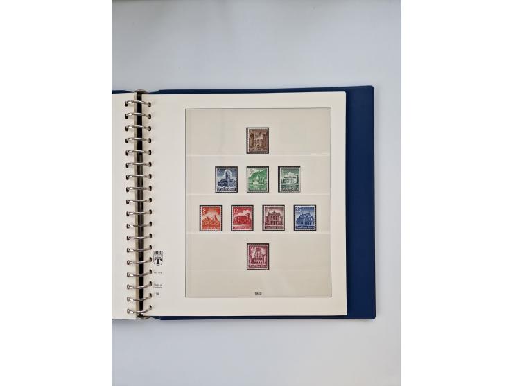 1933/45, meist postfrische, in den Hauptnummern augenscheinlich komplette, Sammlung, des Weiteren etwas Bes. WK. II inkl. Eis