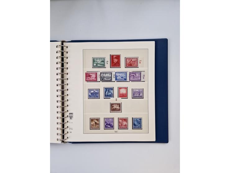 1933/45, meist postfrische, in den Hauptnummern augenscheinlich komplette, Sammlung, des Weiteren etwas Bes. WK. II inkl. Eis