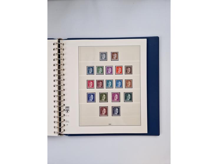 1933/45, meist postfrische, in den Hauptnummern augenscheinlich komplette, Sammlung, des Weiteren etwas Bes. WK. II inkl. Eis