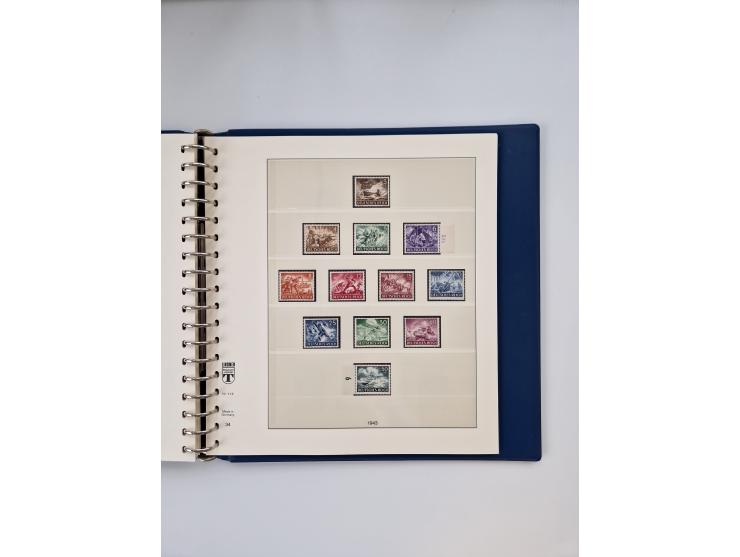 1933/45, meist postfrische, in den Hauptnummern augenscheinlich komplette, Sammlung, des Weiteren etwas Bes. WK. II inkl. Eis