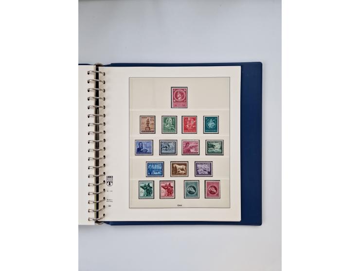 1933/45, meist postfrische, in den Hauptnummern augenscheinlich komplette, Sammlung, des Weiteren etwas Bes. WK. II inkl. Eis