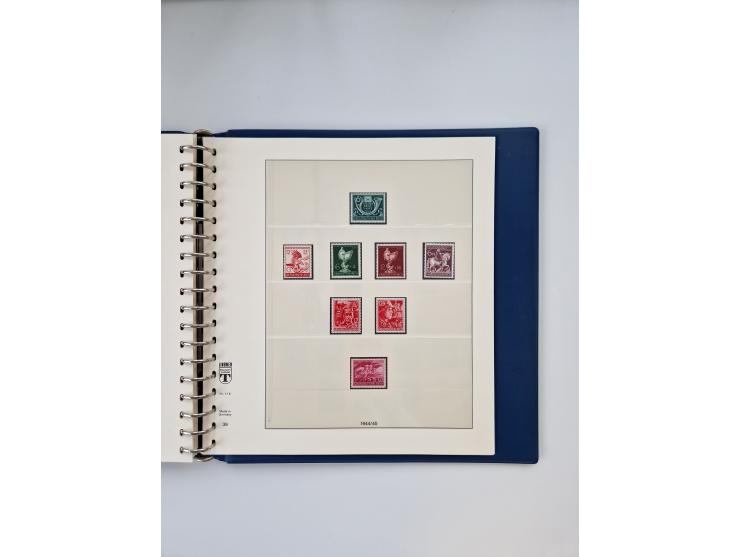 1933/45, meist postfrische, in den Hauptnummern augenscheinlich komplette, Sammlung, des Weiteren etwas Bes. WK. II inkl. Eis