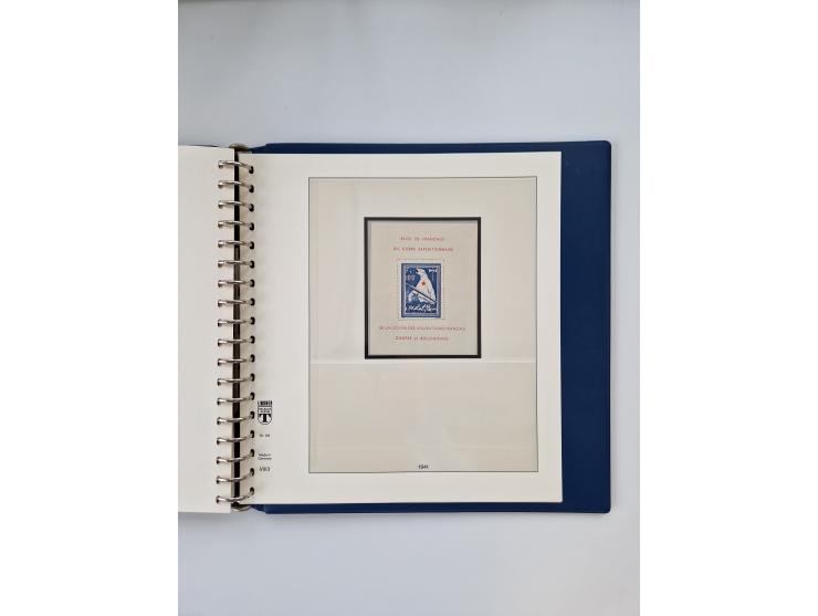 1933/45, meist postfrische, in den Hauptnummern augenscheinlich komplette, Sammlung, des Weiteren etwas Bes. WK. II inkl. Eis