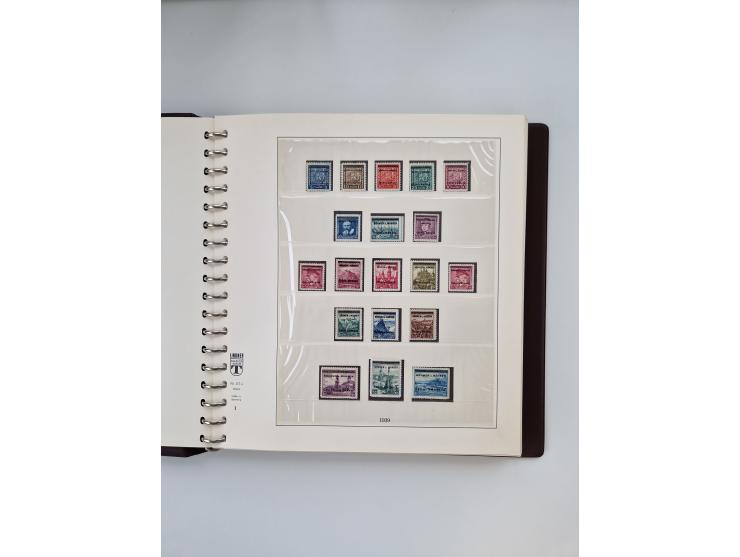 1933/45, meist postfrische, in den Hauptnummern augenscheinlich komplette, Sammlung, des Weiteren etwas Bes. WK. II inkl. Eis