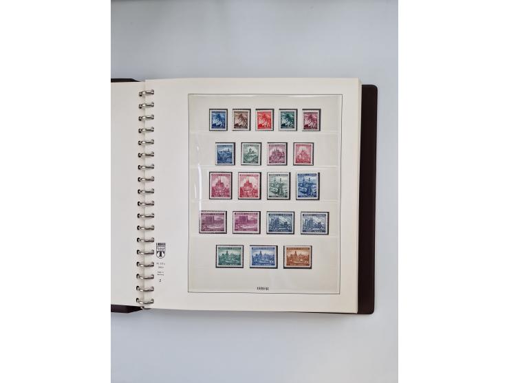 1933/45, meist postfrische, in den Hauptnummern augenscheinlich komplette, Sammlung, des Weiteren etwas Bes. WK. II inkl. Eis