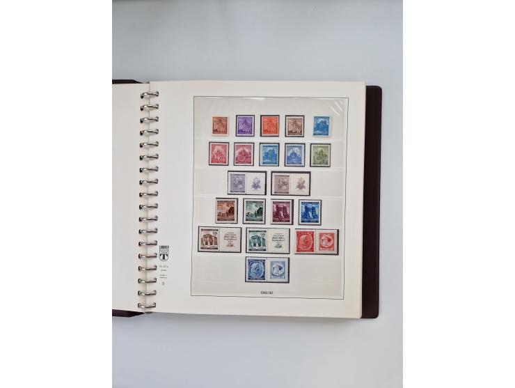 1933/45, meist postfrische, in den Hauptnummern augenscheinlich komplette, Sammlung, des Weiteren etwas Bes. WK. II inkl. Eis