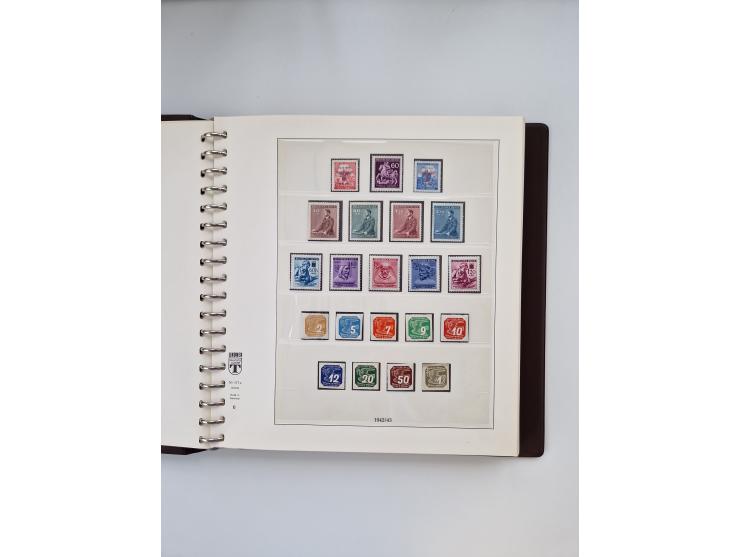 1933/45, meist postfrische, in den Hauptnummern augenscheinlich komplette, Sammlung, des Weiteren etwas Bes. WK. II inkl. Eis