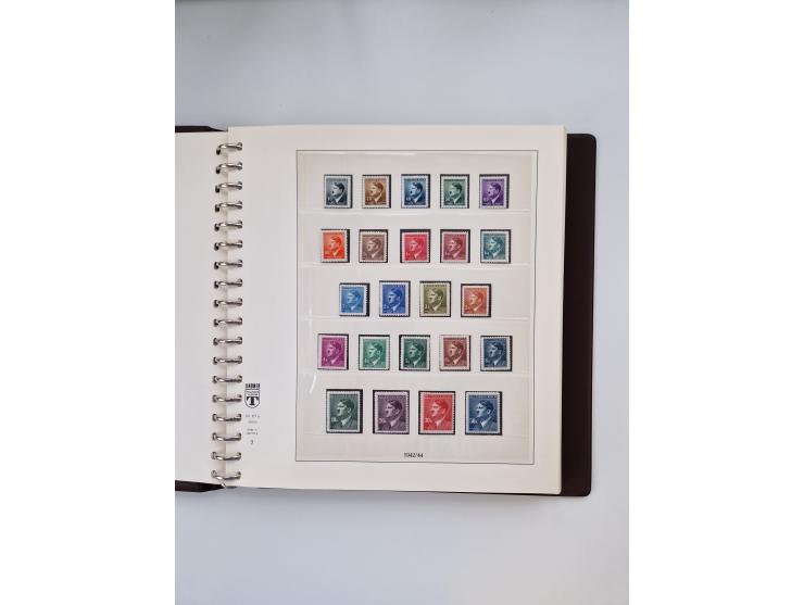 1933/45, meist postfrische, in den Hauptnummern augenscheinlich komplette, Sammlung, des Weiteren etwas Bes. WK. II inkl. Eis