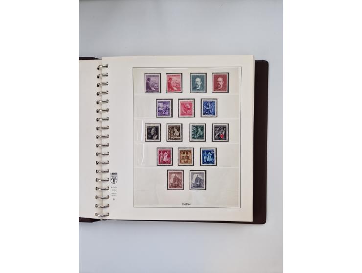 1933/45, meist postfrische, in den Hauptnummern augenscheinlich komplette, Sammlung, des Weiteren etwas Bes. WK. II inkl. Eis