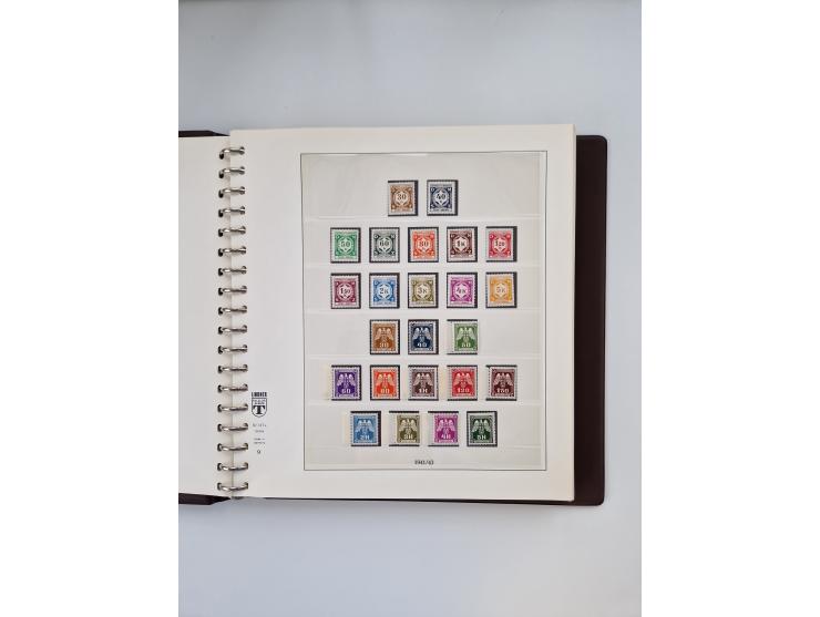 1933/45, meist postfrische, in den Hauptnummern augenscheinlich komplette, Sammlung, des Weiteren etwas Bes. WK. II inkl. Eis