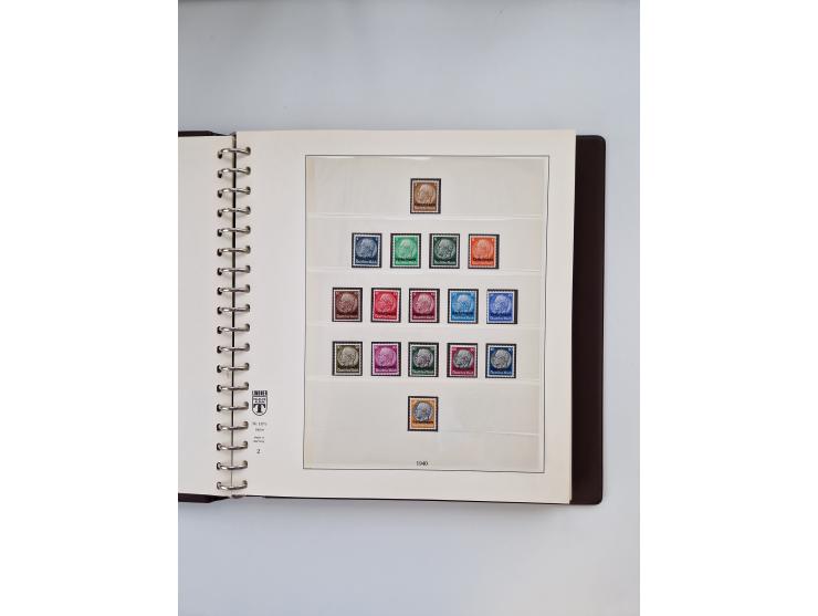 1933/45, meist postfrische, in den Hauptnummern augenscheinlich komplette, Sammlung, des Weiteren etwas Bes. WK. II inkl. Eis