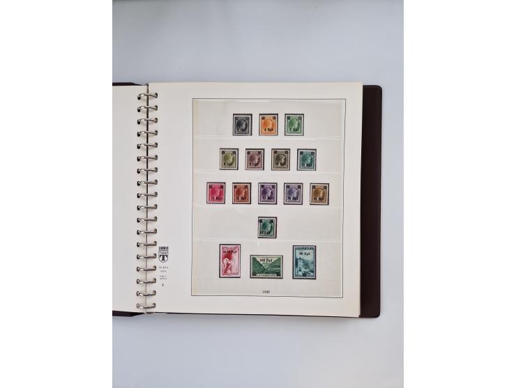 1933/45, meist postfrische, in den Hauptnummern augenscheinlich komplette, Sammlung, des Weiteren etwas Bes. WK. II inkl. Eis