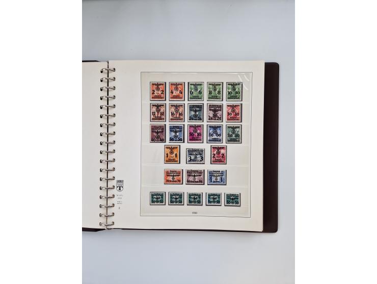 1933/45, meist postfrische, in den Hauptnummern augenscheinlich komplette, Sammlung, des Weiteren etwas Bes. WK. II inkl. Eis