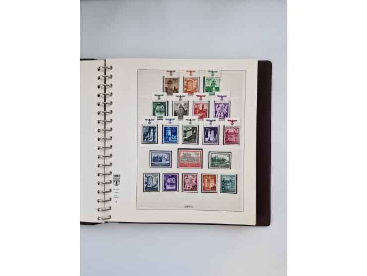 1933/45, meist postfrische, in den Hauptnummern augenscheinlich komplette, Sammlung, des Weiteren etwas Bes. WK. II inkl. Eis