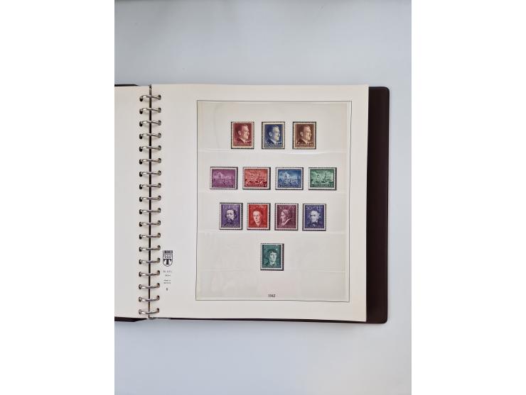 1933/45, meist postfrische, in den Hauptnummern augenscheinlich komplette, Sammlung, des Weiteren etwas Bes. WK. II inkl. Eis