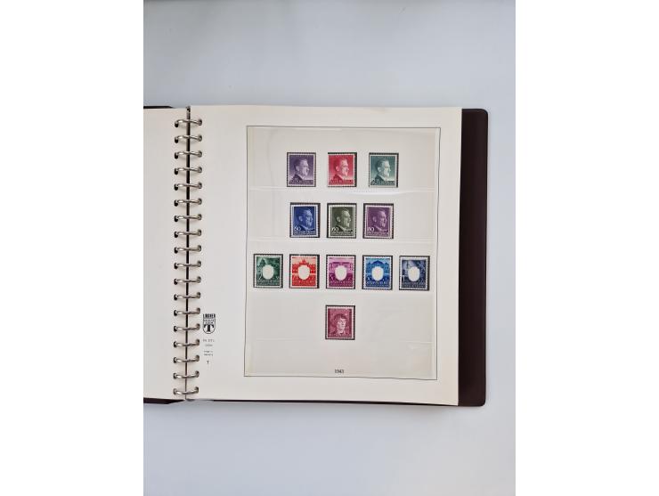 1933/45, meist postfrische, in den Hauptnummern augenscheinlich komplette, Sammlung, des Weiteren etwas Bes. WK. II inkl. Eis