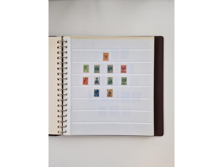 1933/45, meist postfrische, in den Hauptnummern augenscheinlich komplette, Sammlung, des Weiteren etwas Bes. WK. II inkl. Eis