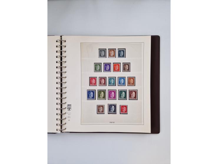 1933/45, meist postfrische, in den Hauptnummern augenscheinlich komplette, Sammlung, des Weiteren etwas Bes. WK. II inkl. Eis