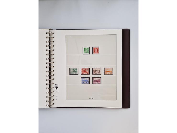 1933/45, meist postfrische, in den Hauptnummern augenscheinlich komplette, Sammlung, des Weiteren etwas Bes. WK. II inkl. Eis