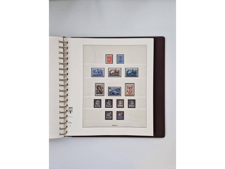 1933/45, meist postfrische, in den Hauptnummern augenscheinlich komplette, Sammlung, des Weiteren etwas Bes. WK. II inkl. Eis