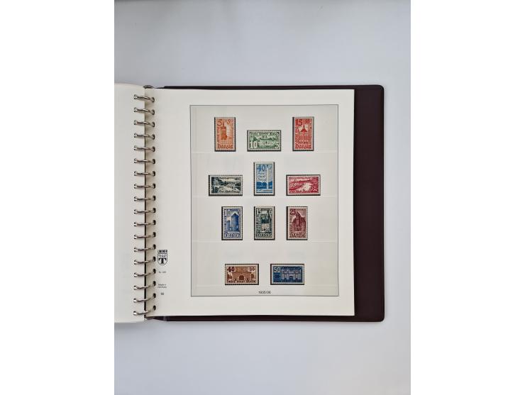 1933/45, meist postfrische, in den Hauptnummern augenscheinlich komplette, Sammlung, des Weiteren etwas Bes. WK. II inkl. Eis