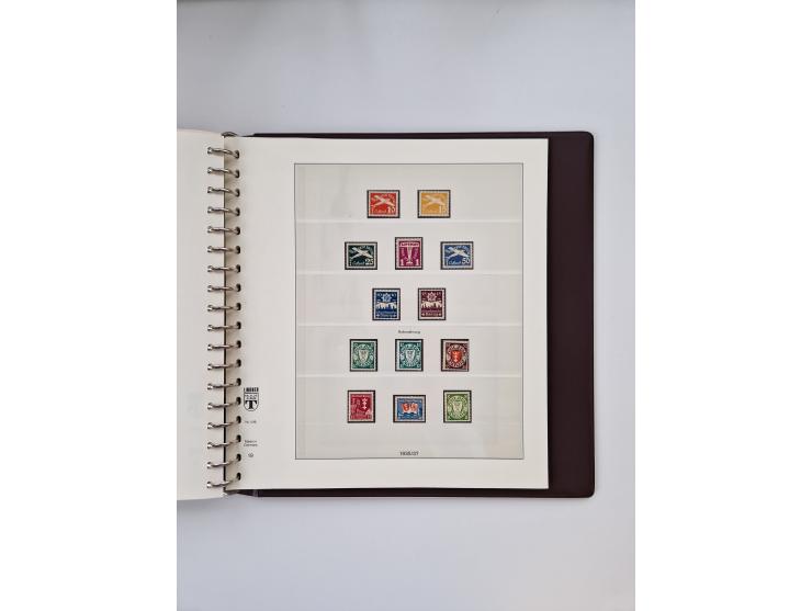 1933/45, meist postfrische, in den Hauptnummern augenscheinlich komplette, Sammlung, des Weiteren etwas Bes. WK. II inkl. Eis