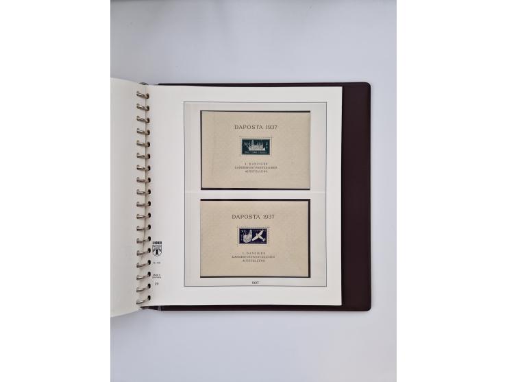 1933/45, meist postfrische, in den Hauptnummern augenscheinlich komplette, Sammlung, des Weiteren etwas Bes. WK. II inkl. Eis