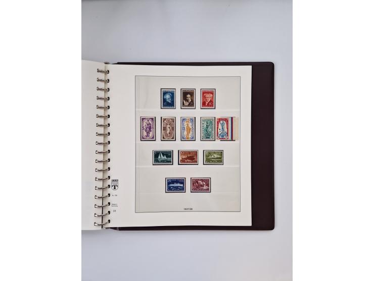 1933/45, meist postfrische, in den Hauptnummern augenscheinlich komplette, Sammlung, des Weiteren etwas Bes. WK. II inkl. Eis