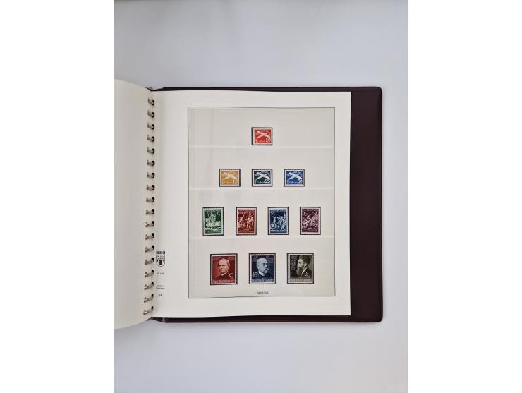 1933/45, meist postfrische, in den Hauptnummern augenscheinlich komplette, Sammlung, des Weiteren etwas Bes. WK. II inkl. Eis