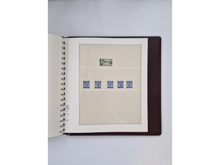 1933/45, meist postfrische, in den Hauptnummern augenscheinlich komplette, Sammlung, des Weiteren etwas Bes. WK. II inkl. Eis