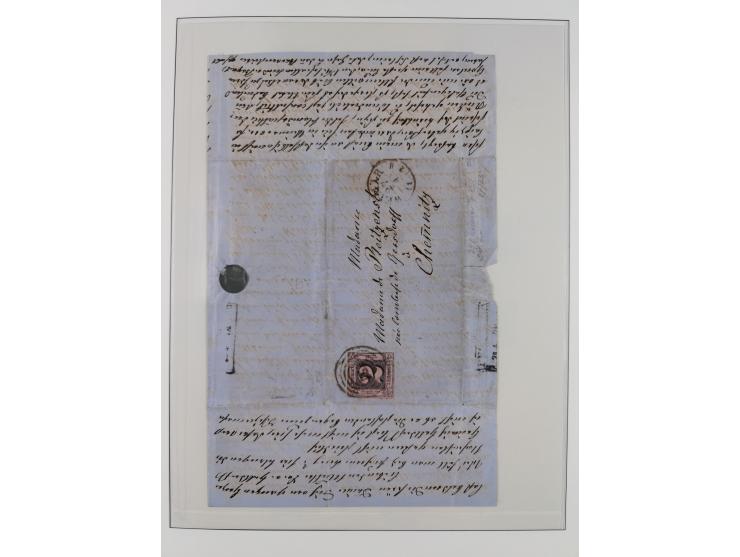 1851/67, gestempelte Sammlungen Bergedorf, Sachsen, Taxis und NDP&nbsp;