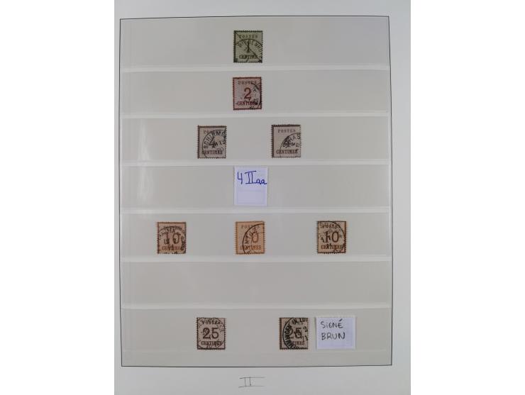 1851/67, gestempelte Sammlungen Bergedorf, Sachsen, Taxis und NDP&nbsp;